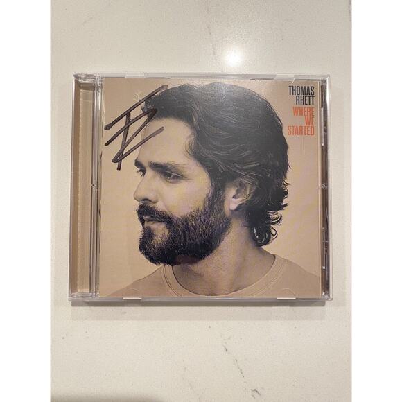 THOMAS RHETT SIGNED CD WHERE WE STARTED AUTOGRAPHED LMT.EDITION